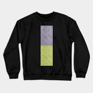 Blue and green pattern Crewneck Sweatshirt